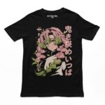 Playera Mitsuri Kanroji Mirada Dulce Negra