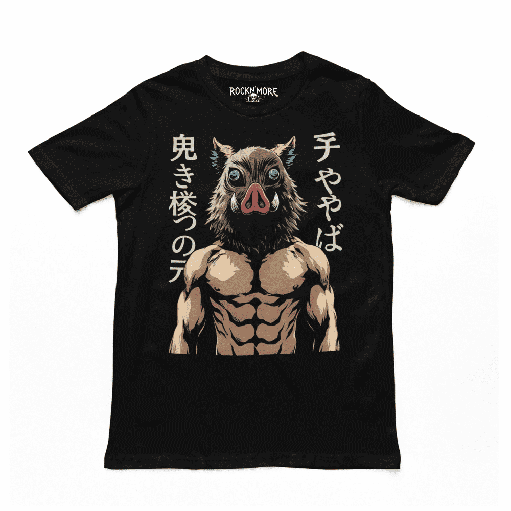 Playera DTF Demon Slayer Inosuke Musculoso