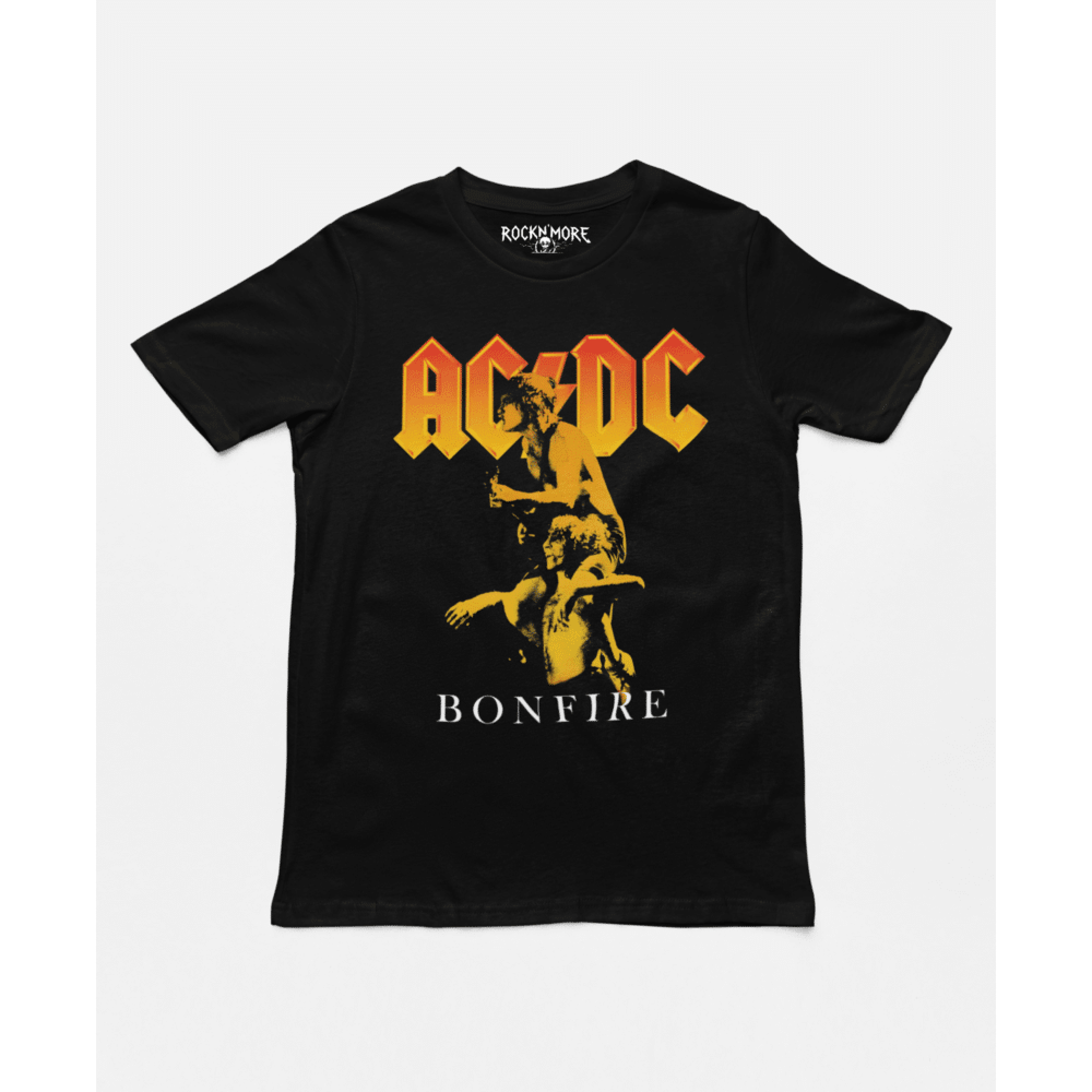 Playera Hard Rock AC/DC Bonfire Diseño Épico