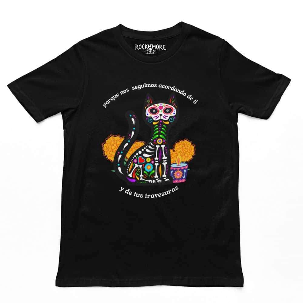 Gato Catrin en Día de Muertos