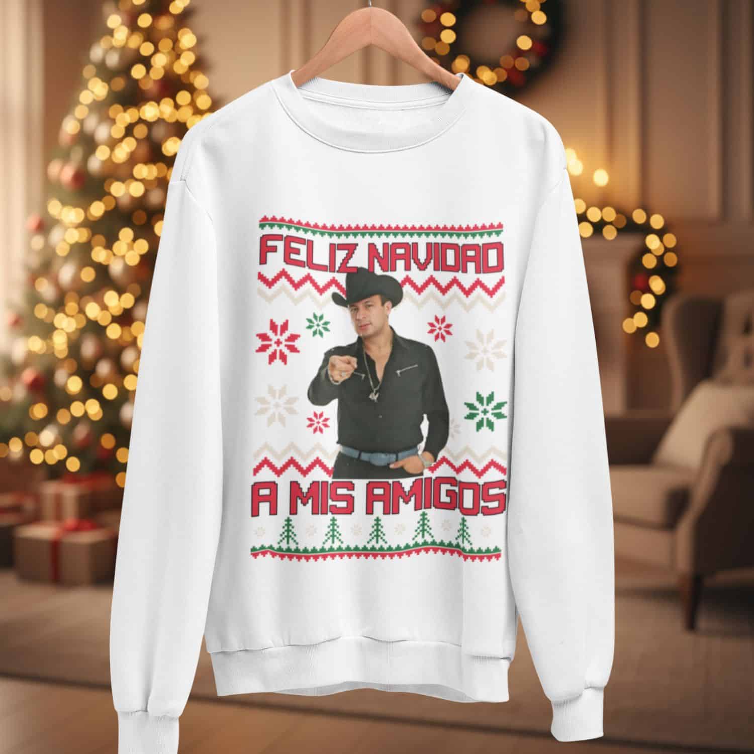 Uggly Suéter de Valentín Elizalde - Feliz Navidad a mis Amigos