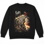 Playera Korn Follow the Leader Niña al Borde del Abismo - Sudadera negro