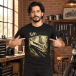 Playera Korn Primer Álbum: Niña en el Columpio - Lifestyle (con modelo)