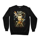 Sudadera negra cuello redondo con estampado de Korn See You on the Other Side