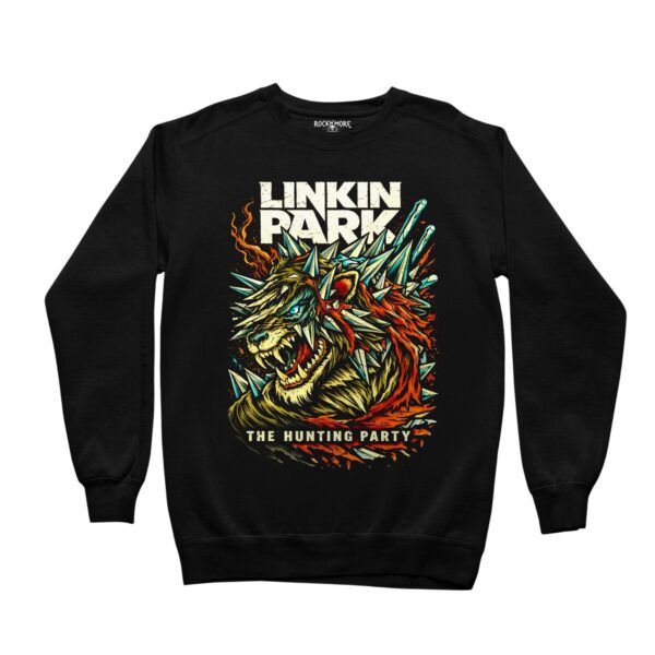 Playera Linkin Park The Hunting Party Lobo Ilustrado - Sudadera negro